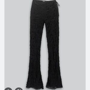 ESTHE Jacquard Flared Trousers